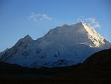 05 Jobo Rabzang From From Cho Oyu Chinese Base Camp I braved the cold wind again as the sun started going down and had an excellent view of Jobo Rabzang (6666m).